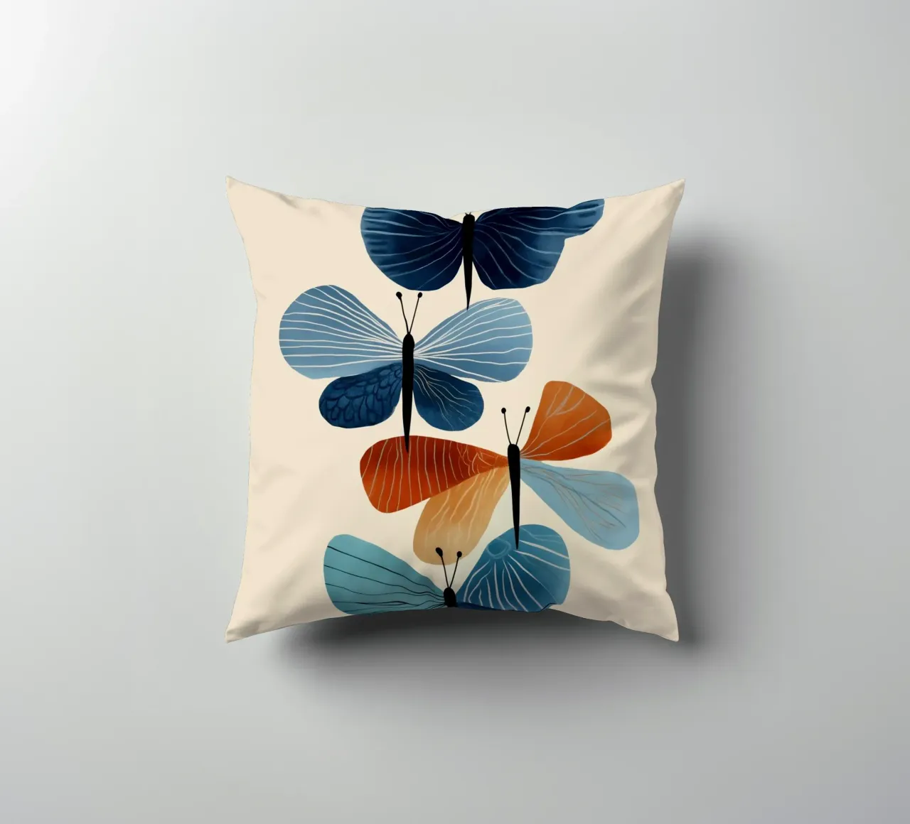 Butterflies in Bloom cuscino da cityart