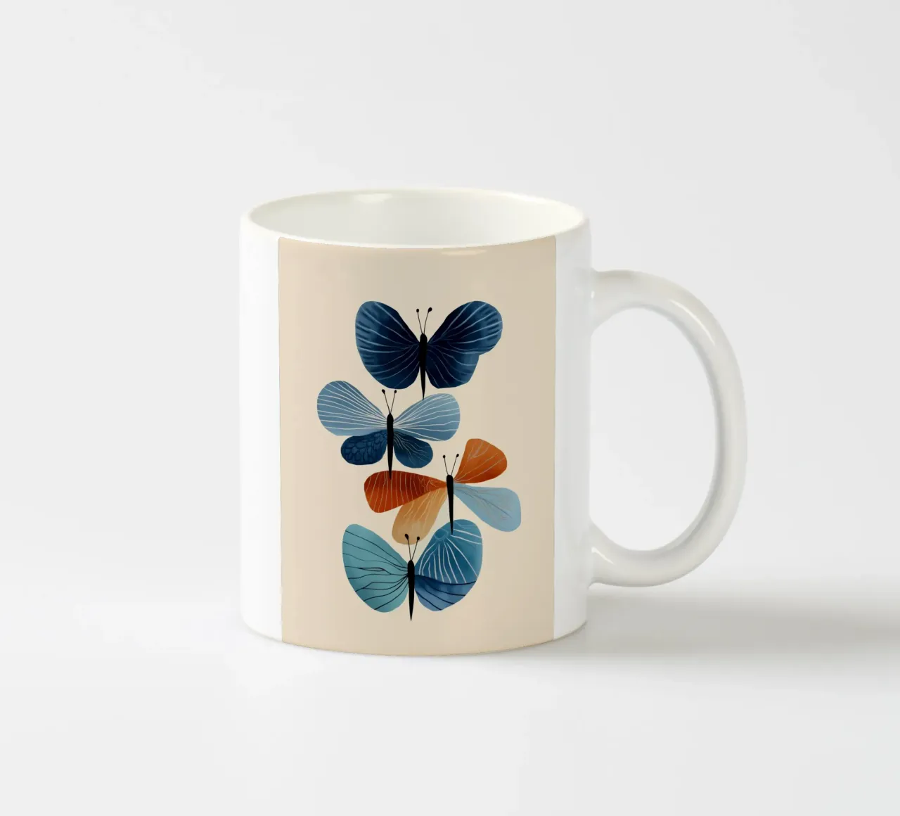 Butterflies in Bloom tazza in ceramica da cityart