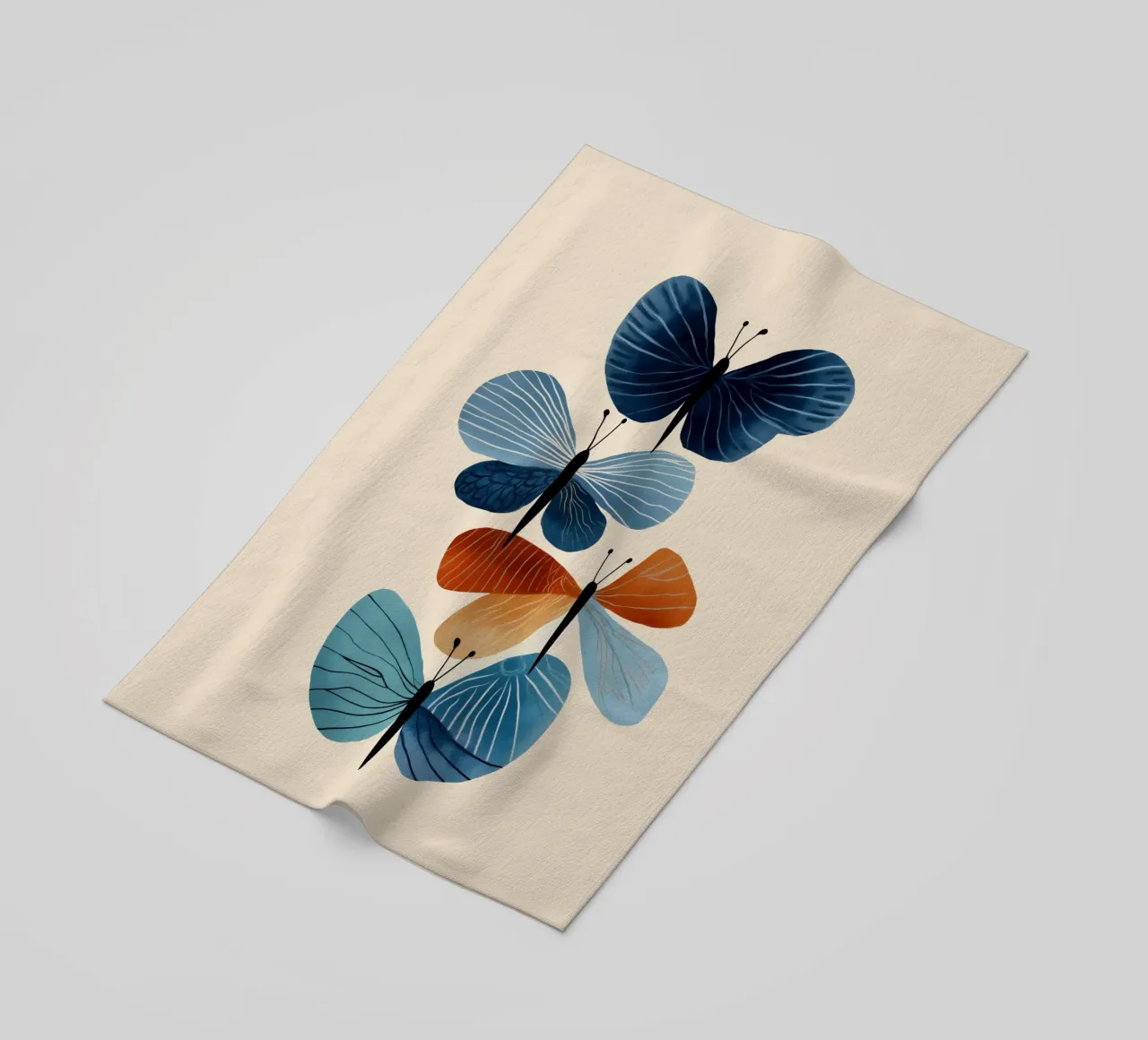Butterflies in Bloom telo mare da cityart