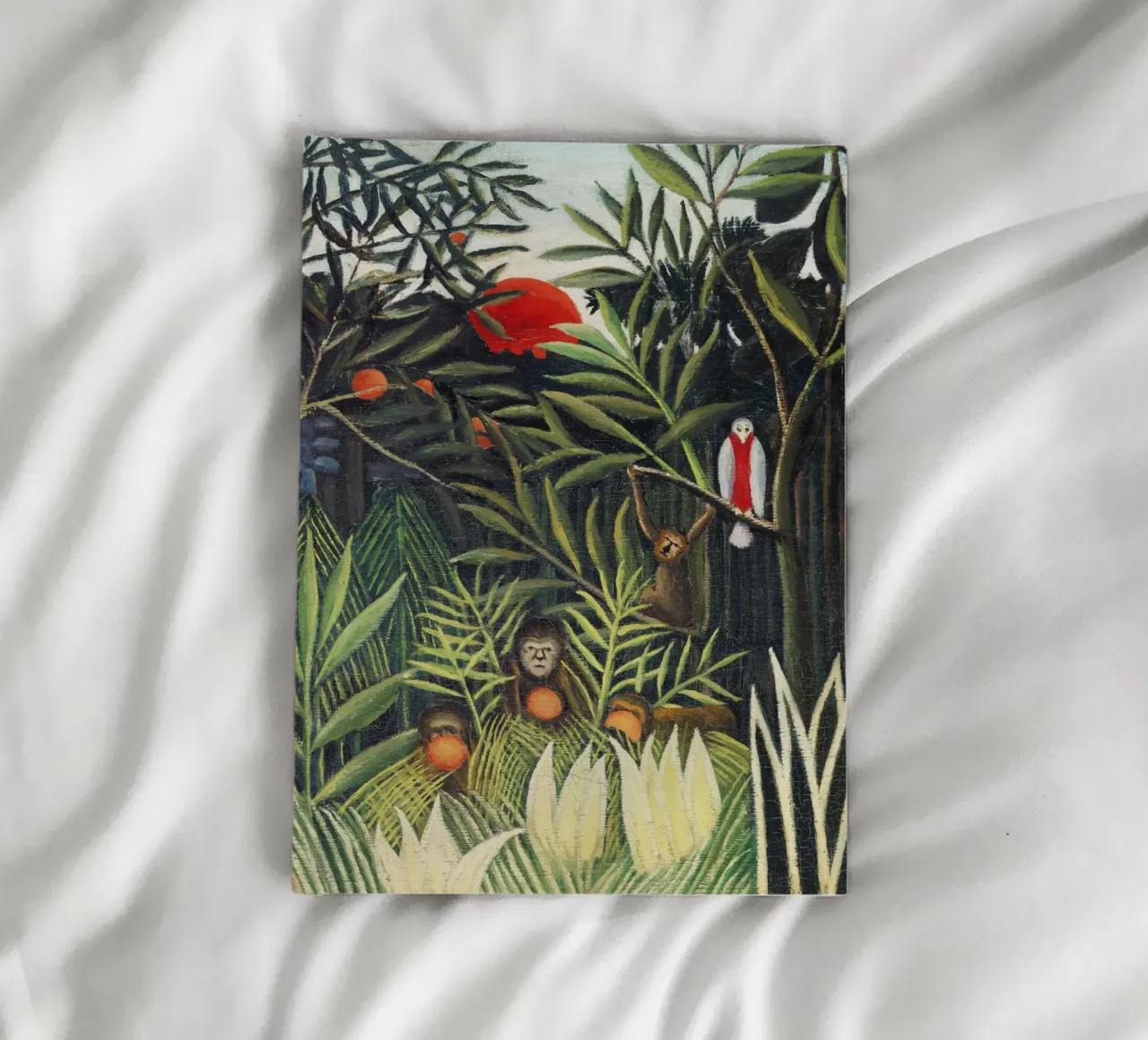 Henri Rousseau’s Monkeys and Parrot in the Virgin Forest notebook by Classic Art Prints