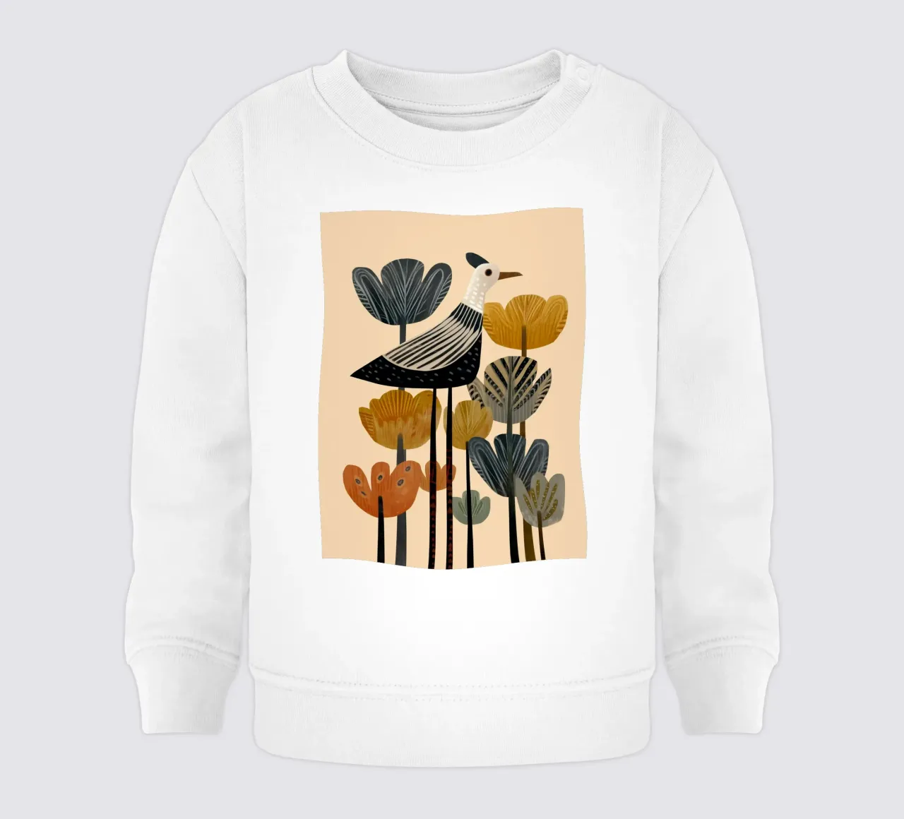 The Blooming Bird felpa neonato da cityart