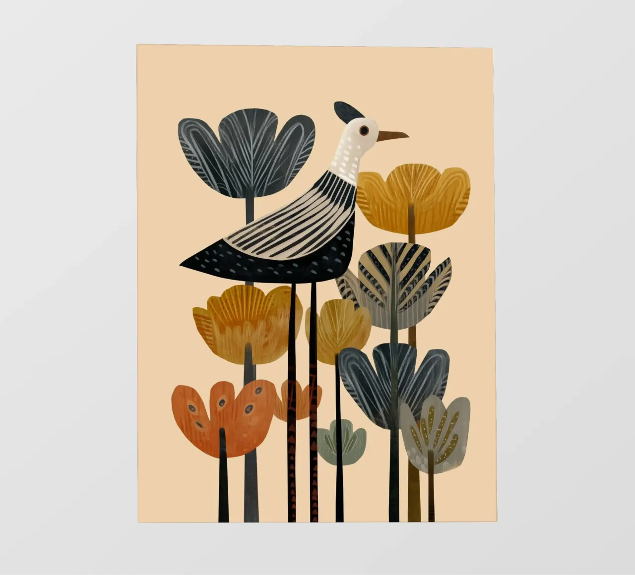 The Blooming Bird telo in pvc da cityart