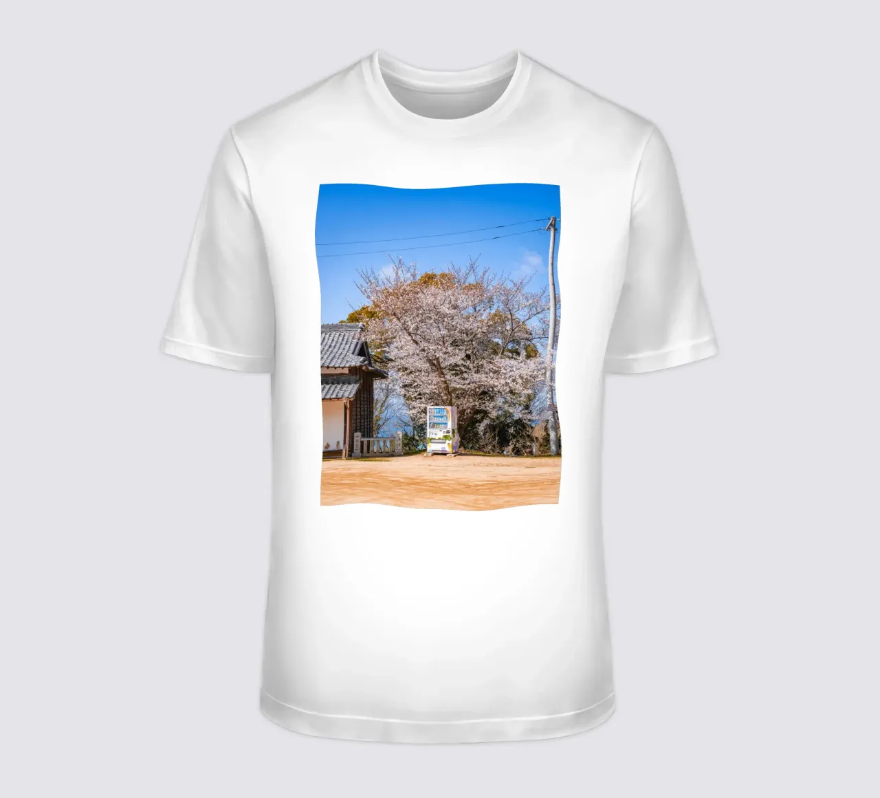 Distributore automatico di templi giapponesi t-shirt da Marcel Bisig