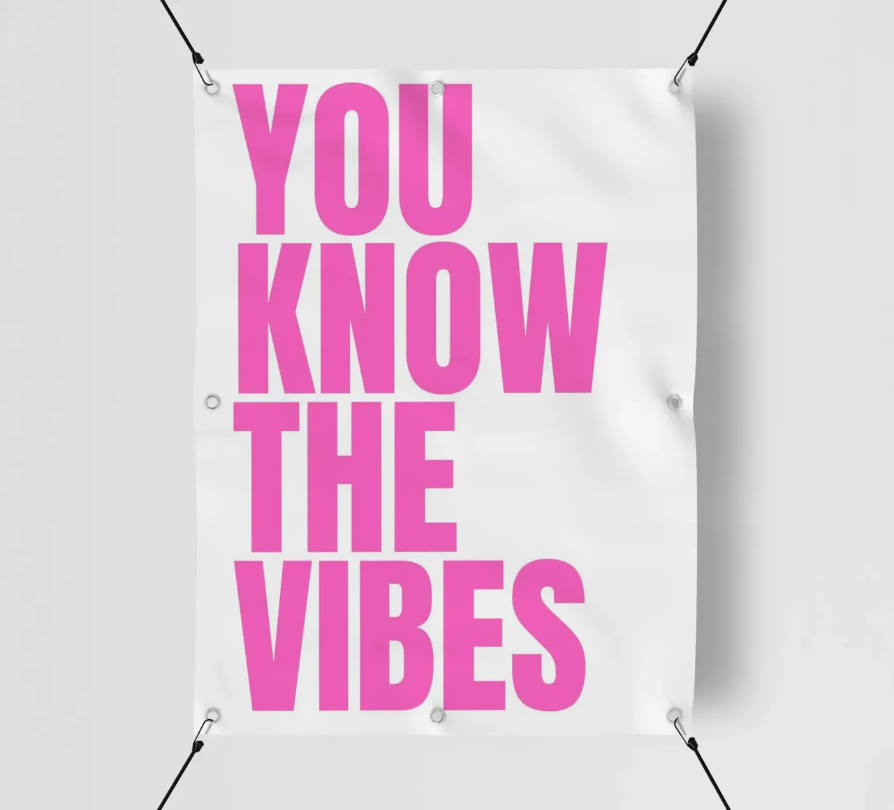 You Know The Vibes telo in pvc da LisaArtes