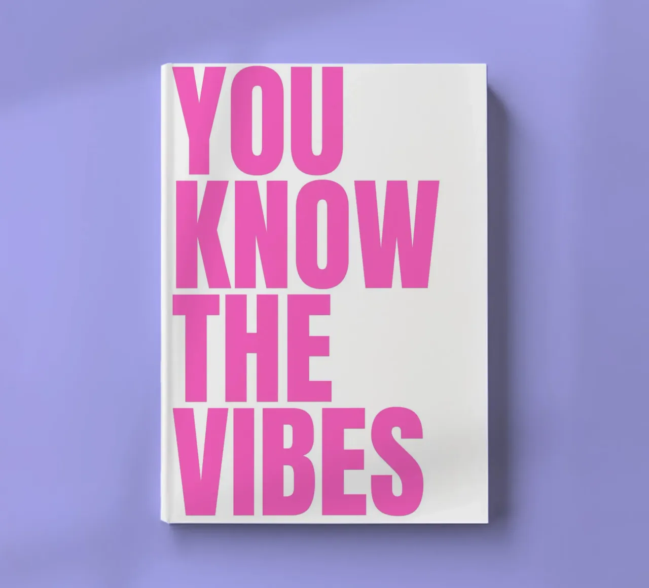 You Know The Vibes notebook by LisaArtes