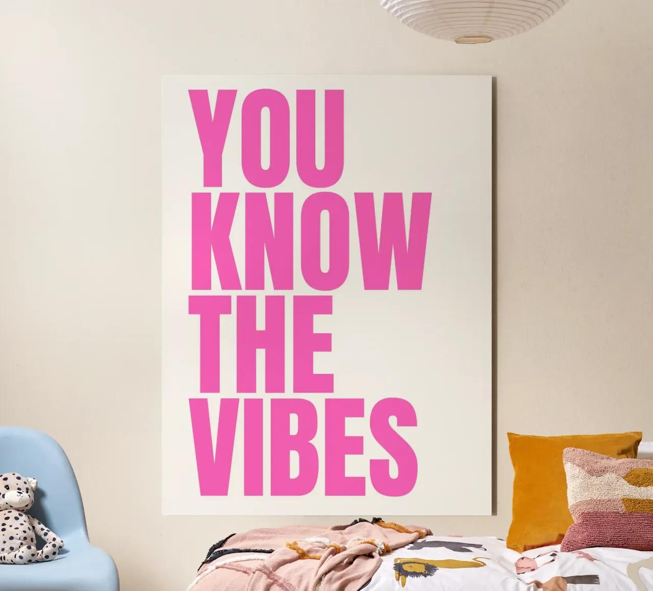 You Know The Vibes alluminio dibond da LisaArtes