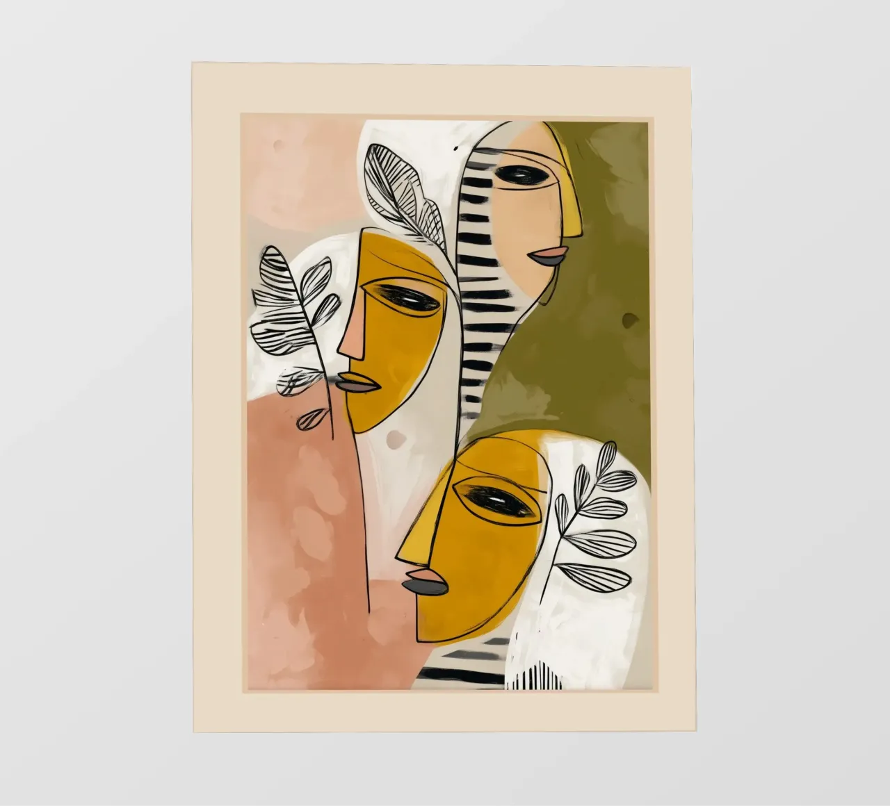 Faces of the Garden telo in pvc da cityart