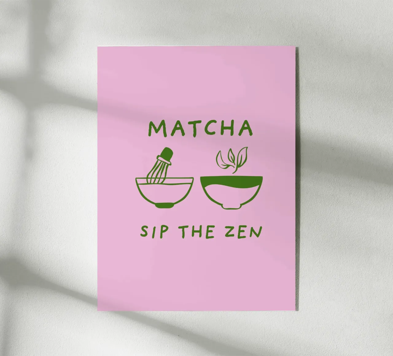 Matcha - Sip the Zen plexiglass da HummelBär