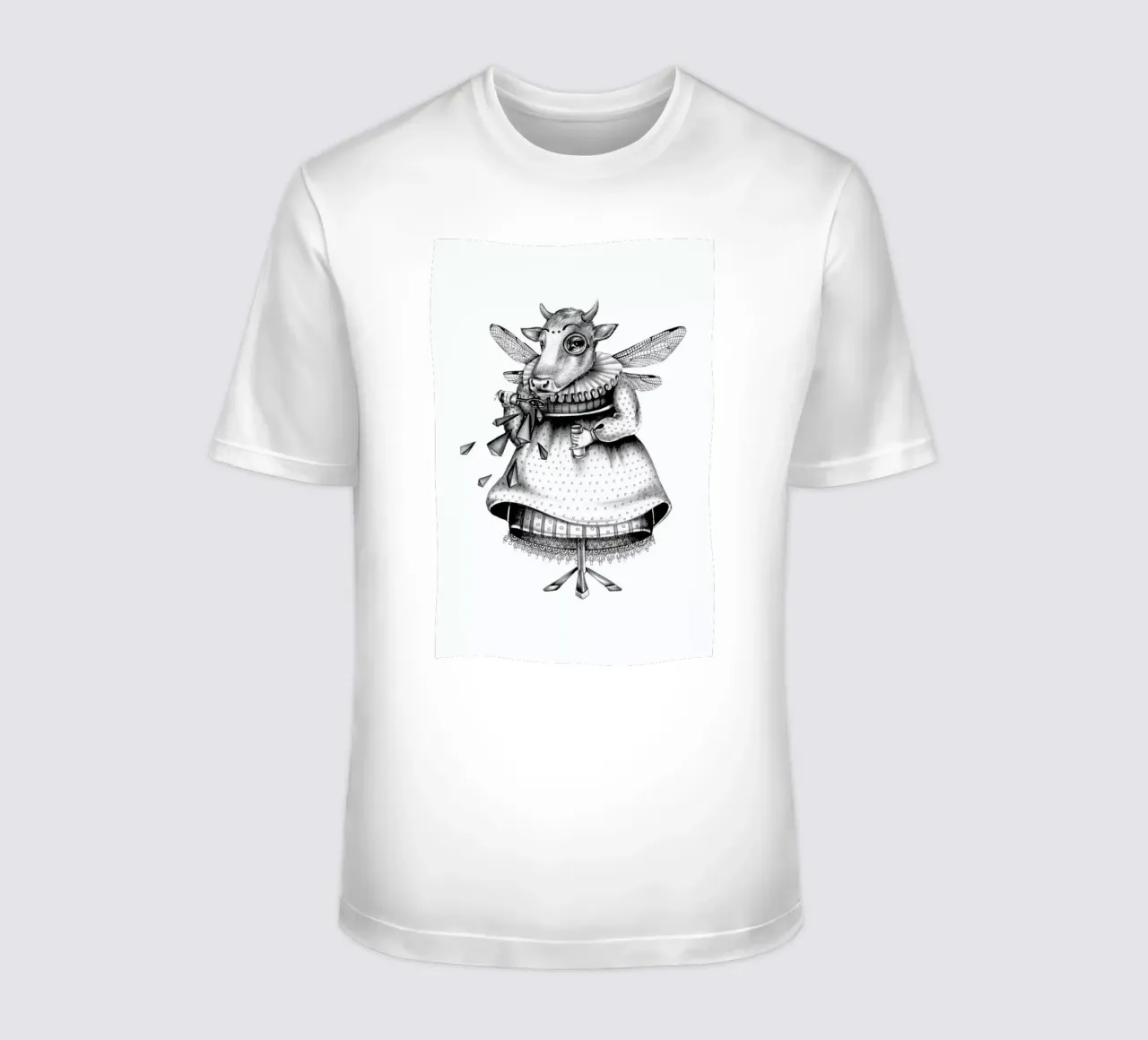 Cow t-shirt da Maria Vdovichenko