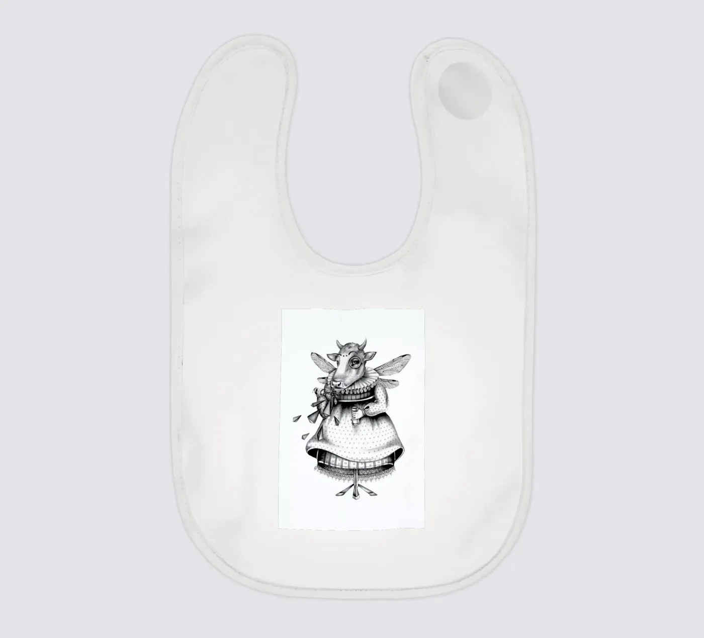 Cow Babylätzchen von Maria Vdovichenko