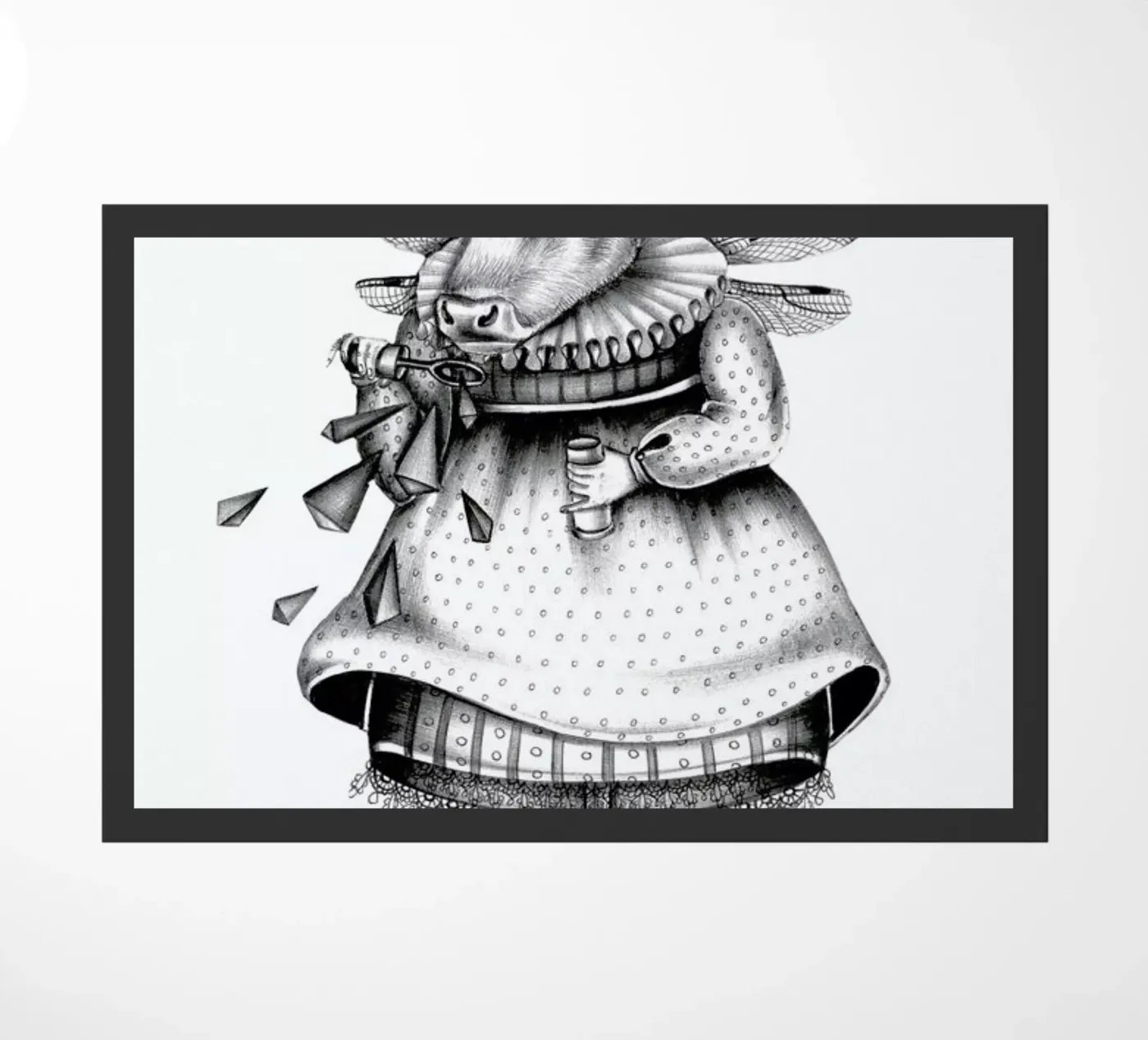 Cow deurmat van Maria Vdovichenko