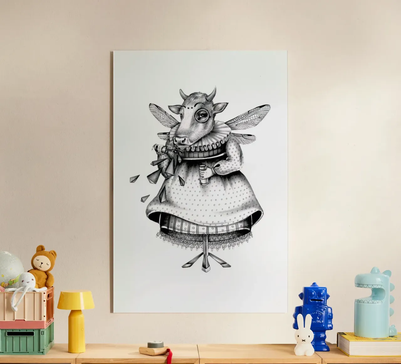 Cow plexiglass da Maria Vdovichenko