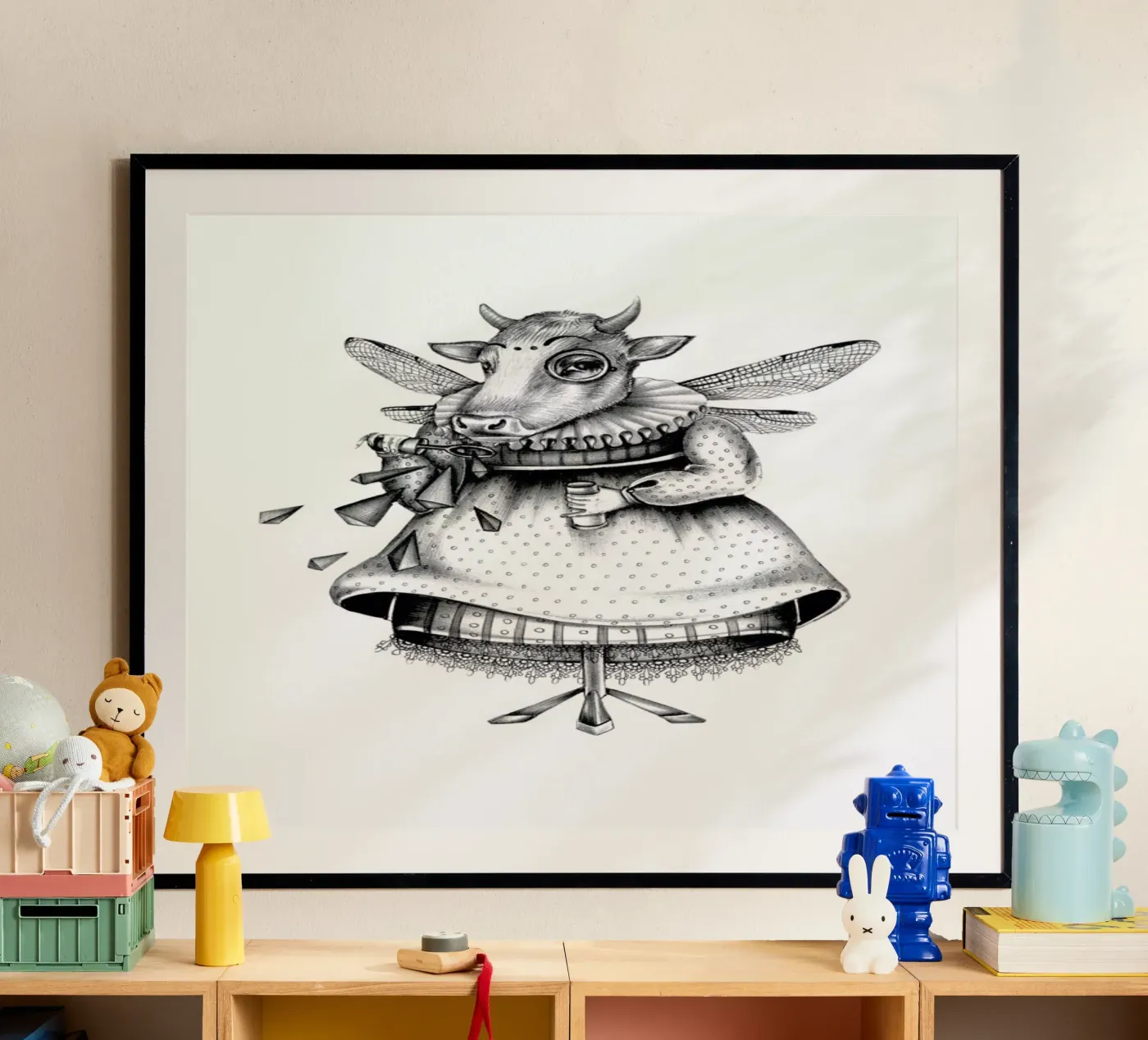 Cow poster da Maria Vdovichenko