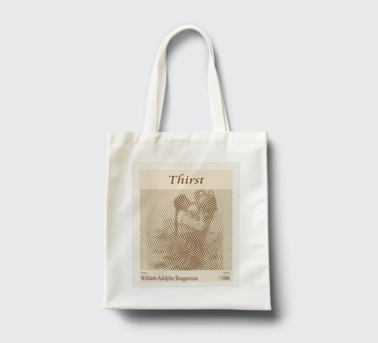 Sete - William-Adolphe Bouguereau borsa in juta da Doa Project