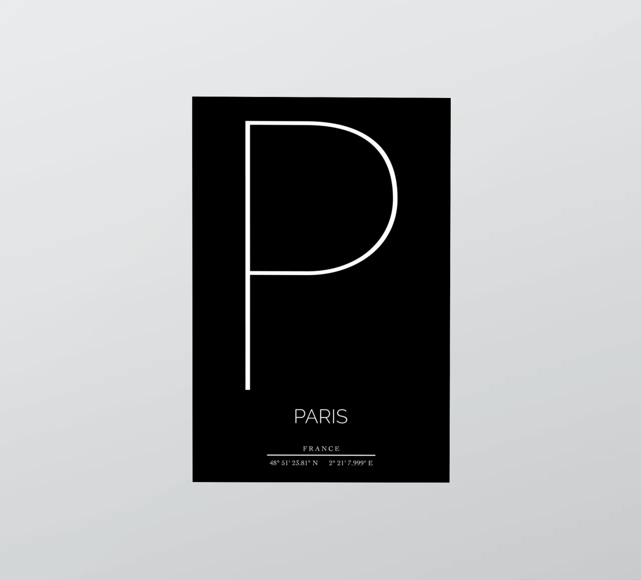 PARIS - noir sticker by CityLights