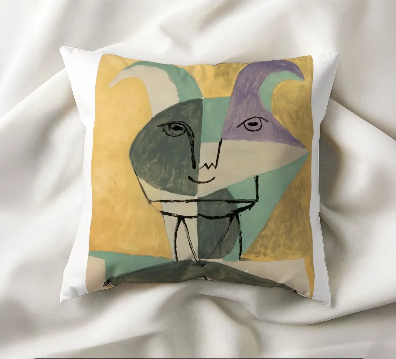 fauna sculpture picasso cuscino da eternal nino