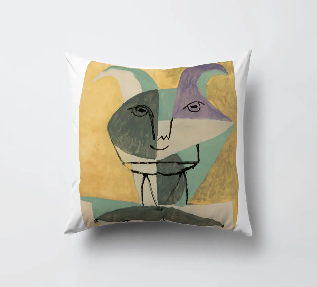 fauna sculpture picasso cuscino da eternal nino