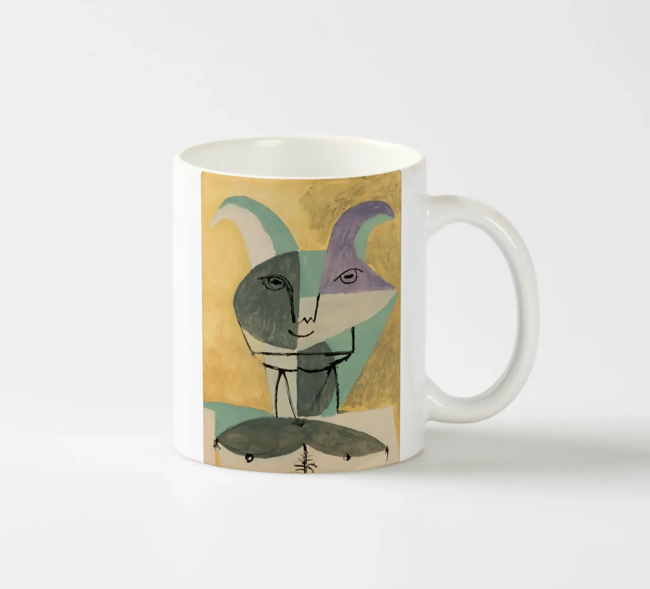 fauna sculpture picasso tazza in ceramica da eternal nino