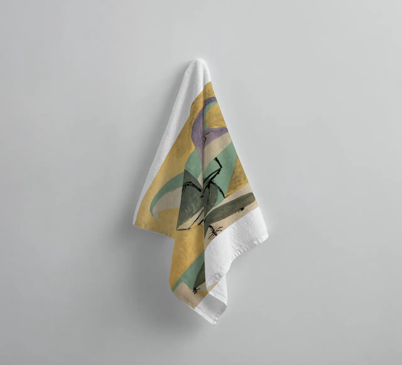 fauna sculpture picasso asciugamano da bagno da eternal nino