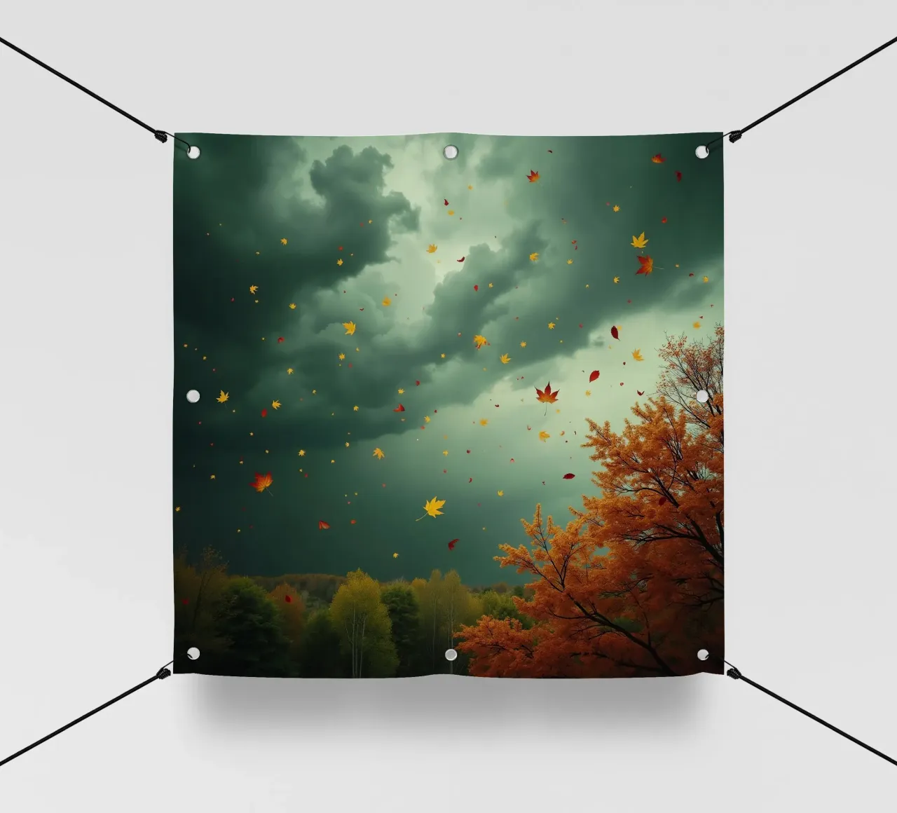 Tempesta d'autunno_1 telo in pvc da Fantasie & Mystikwelten by LK