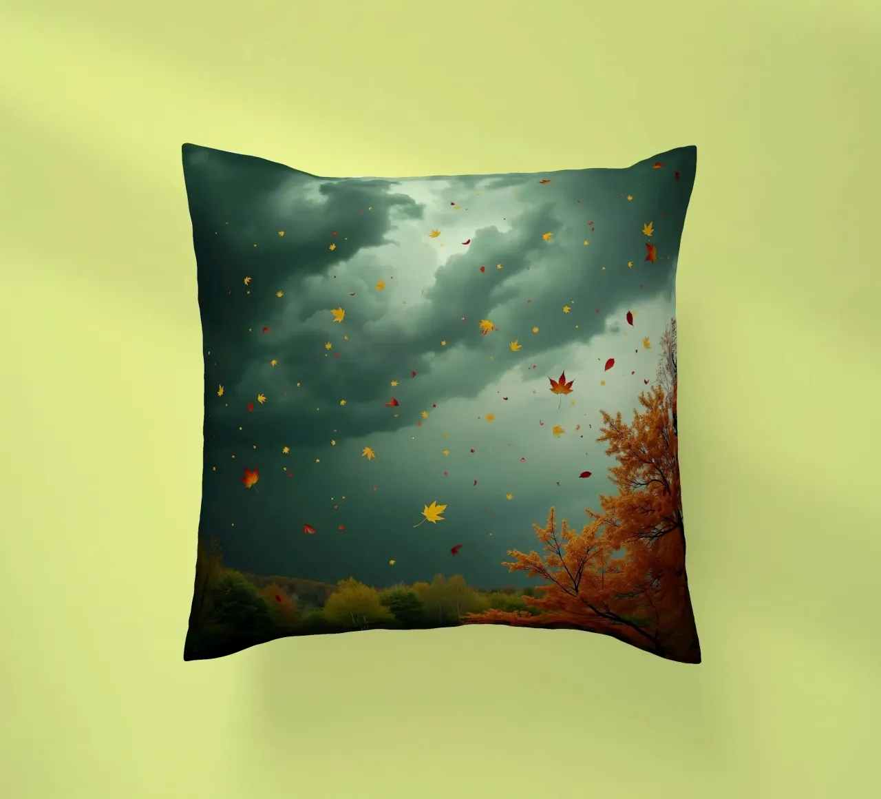 Tempesta d'autunno_1 cuscino da Fantasie & Mystikwelten by LK