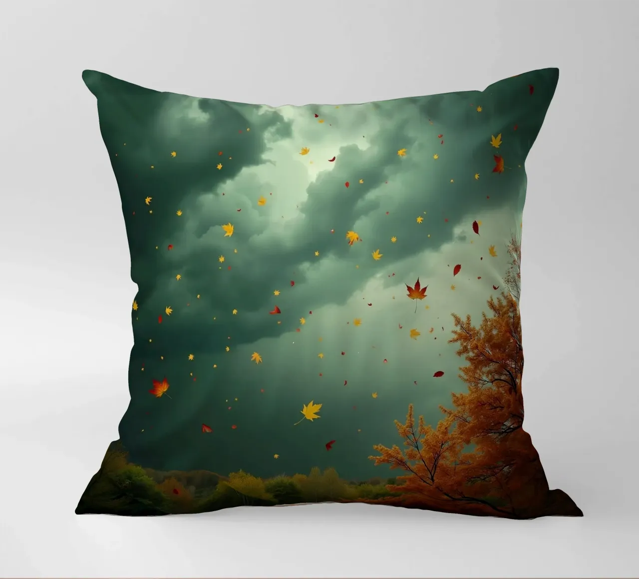 Tempesta d'autunno_1 cuscino da Fantasie & Mystikwelten by LK