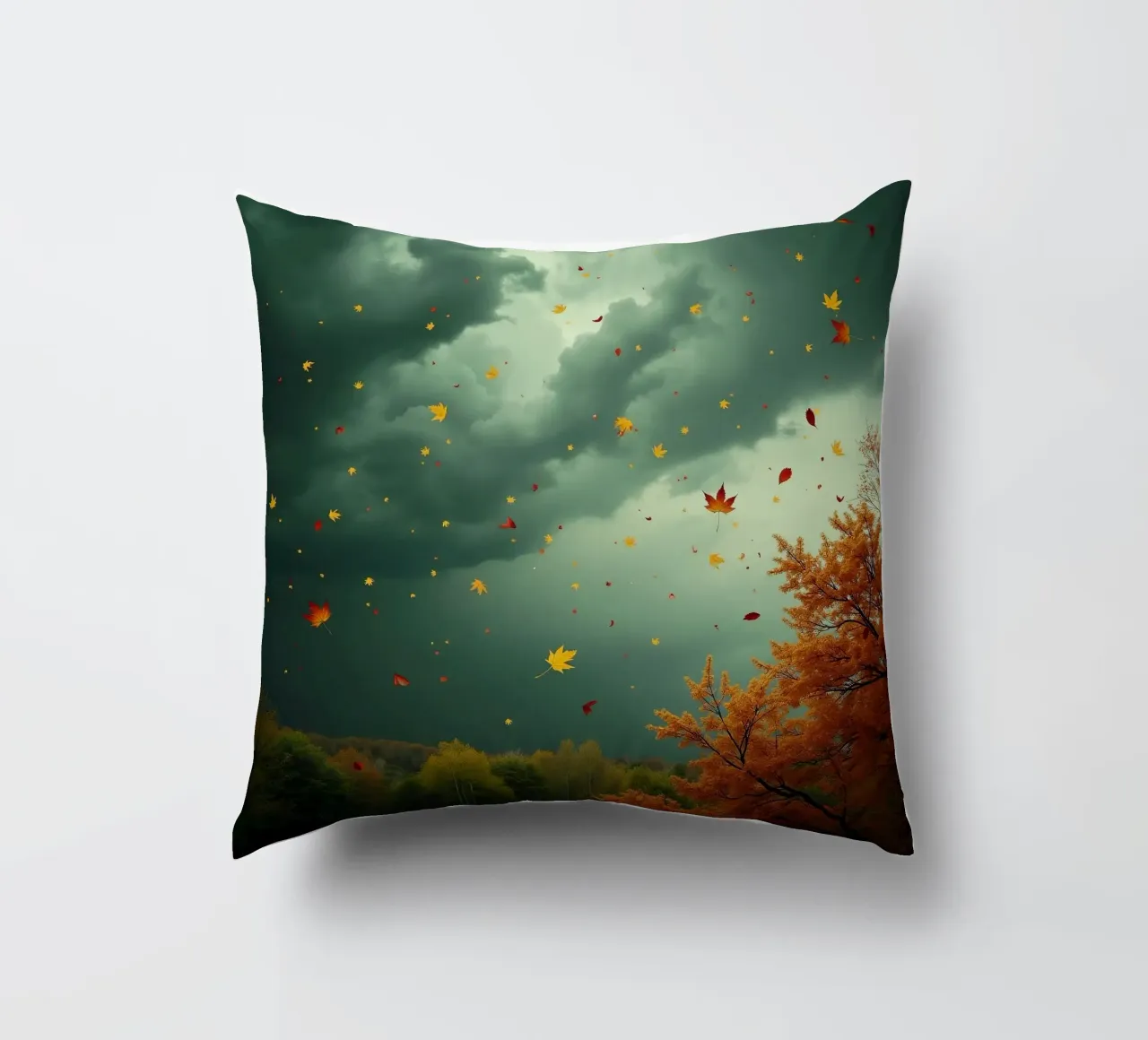 Tempesta d'autunno_1 cuscino da Fantasie & Mystikwelten by LK