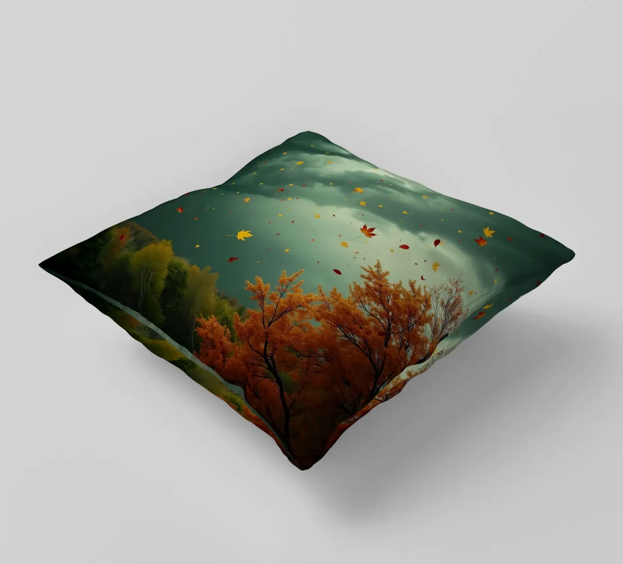 Tempesta d'autunno_1 cuscino da Fantasie & Mystikwelten by LK