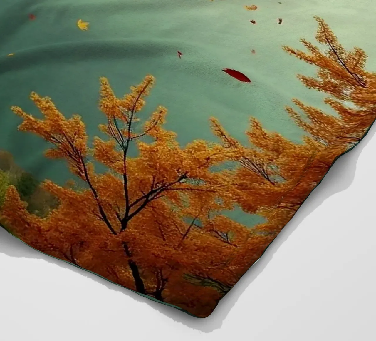 Tempesta d'autunno_1 coperta in pile da Fantasie & Mystikwelten by LK