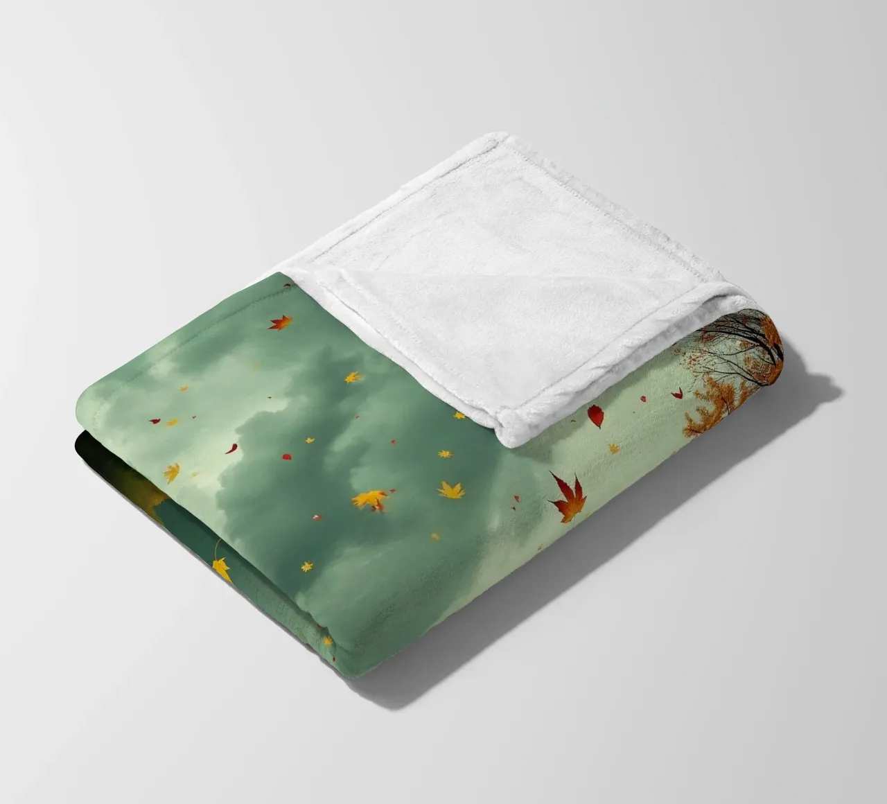 Tempesta d'autunno_1 coperta in pile da Fantasie & Mystikwelten by LK