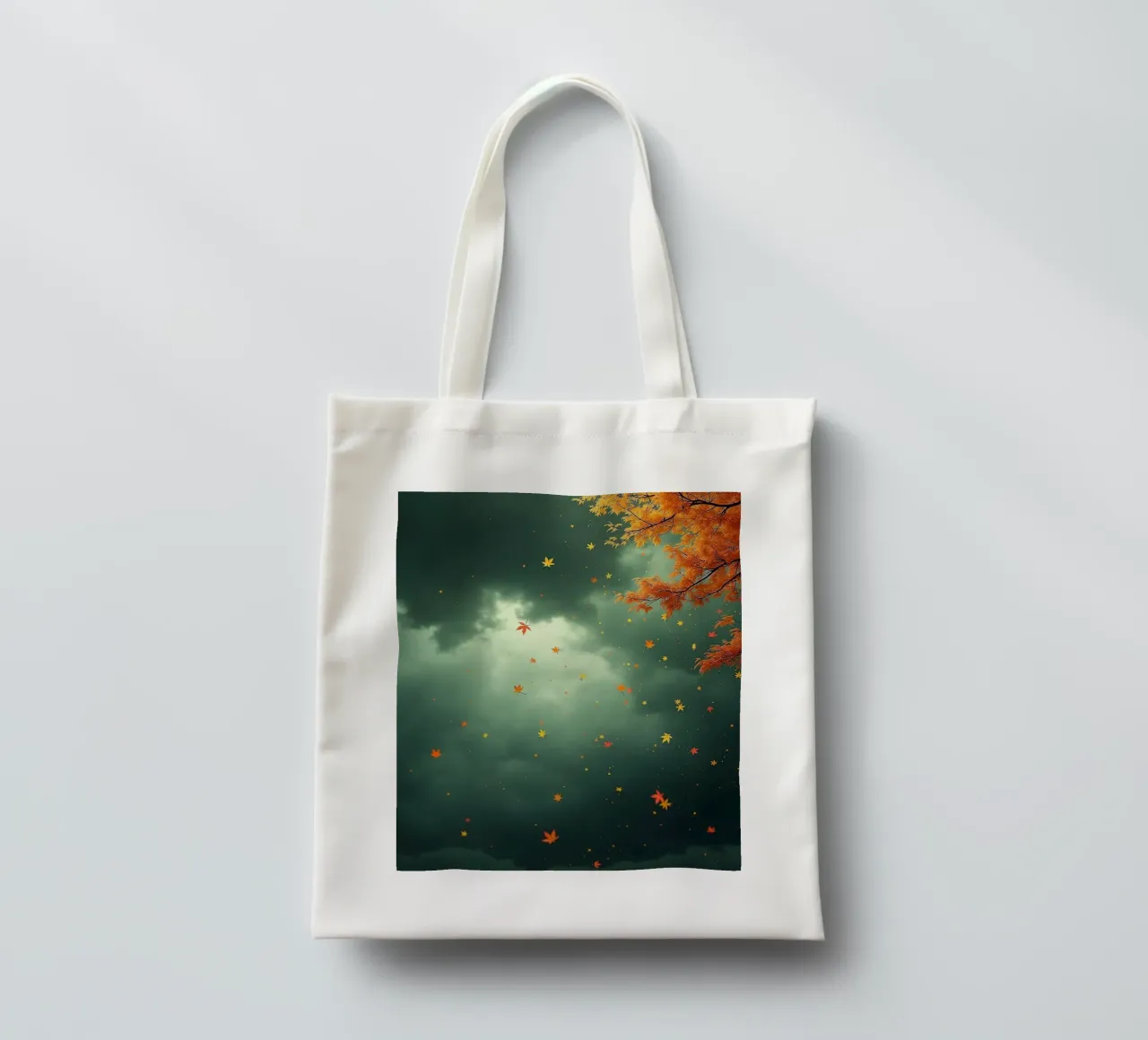 Tempesta d'autunno_2 borsa in juta da Fantasie & Mystikwelten by LK