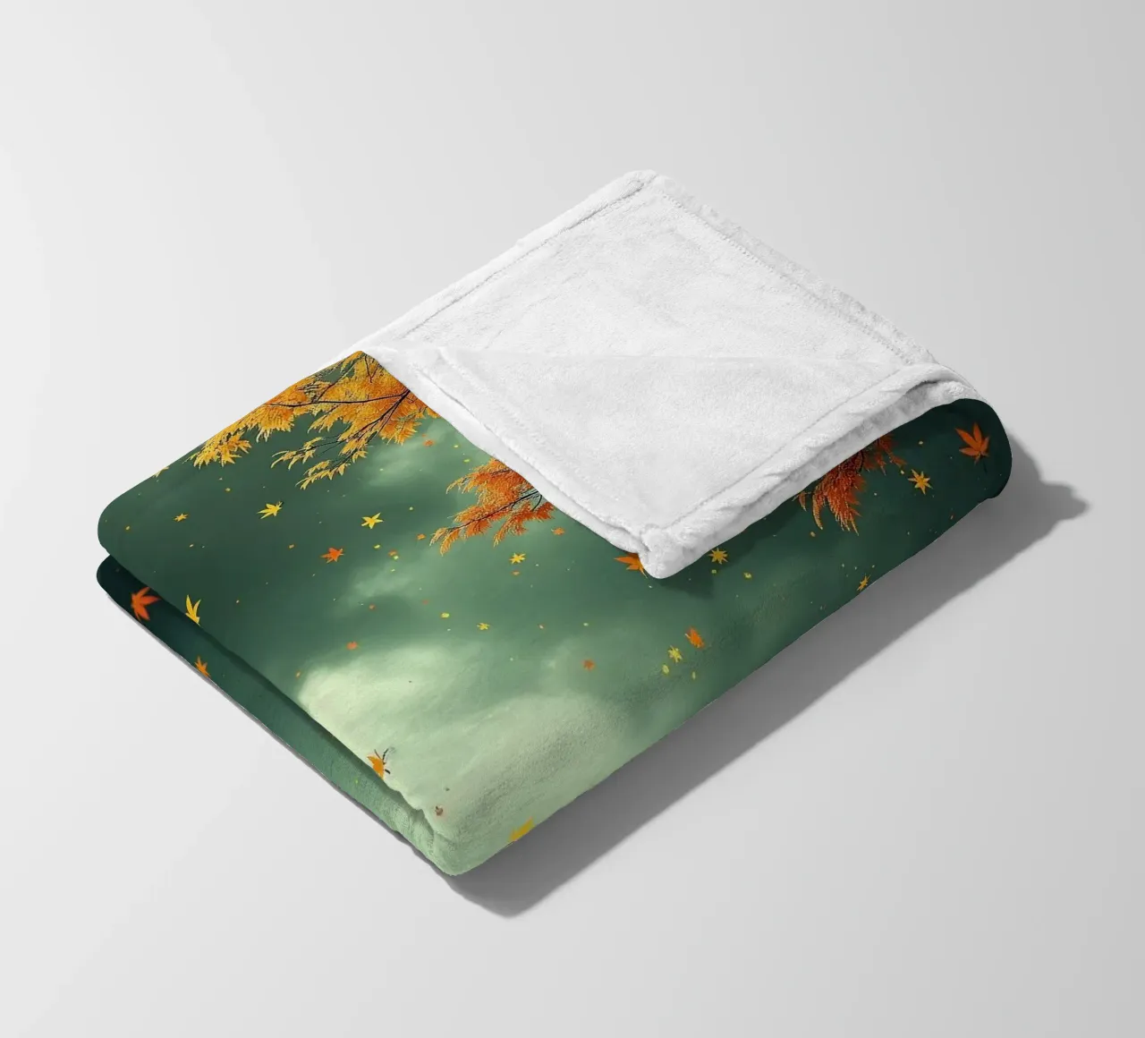 Tempesta d'autunno_2 coperta in pile da Fantasie & Mystikwelten by LK