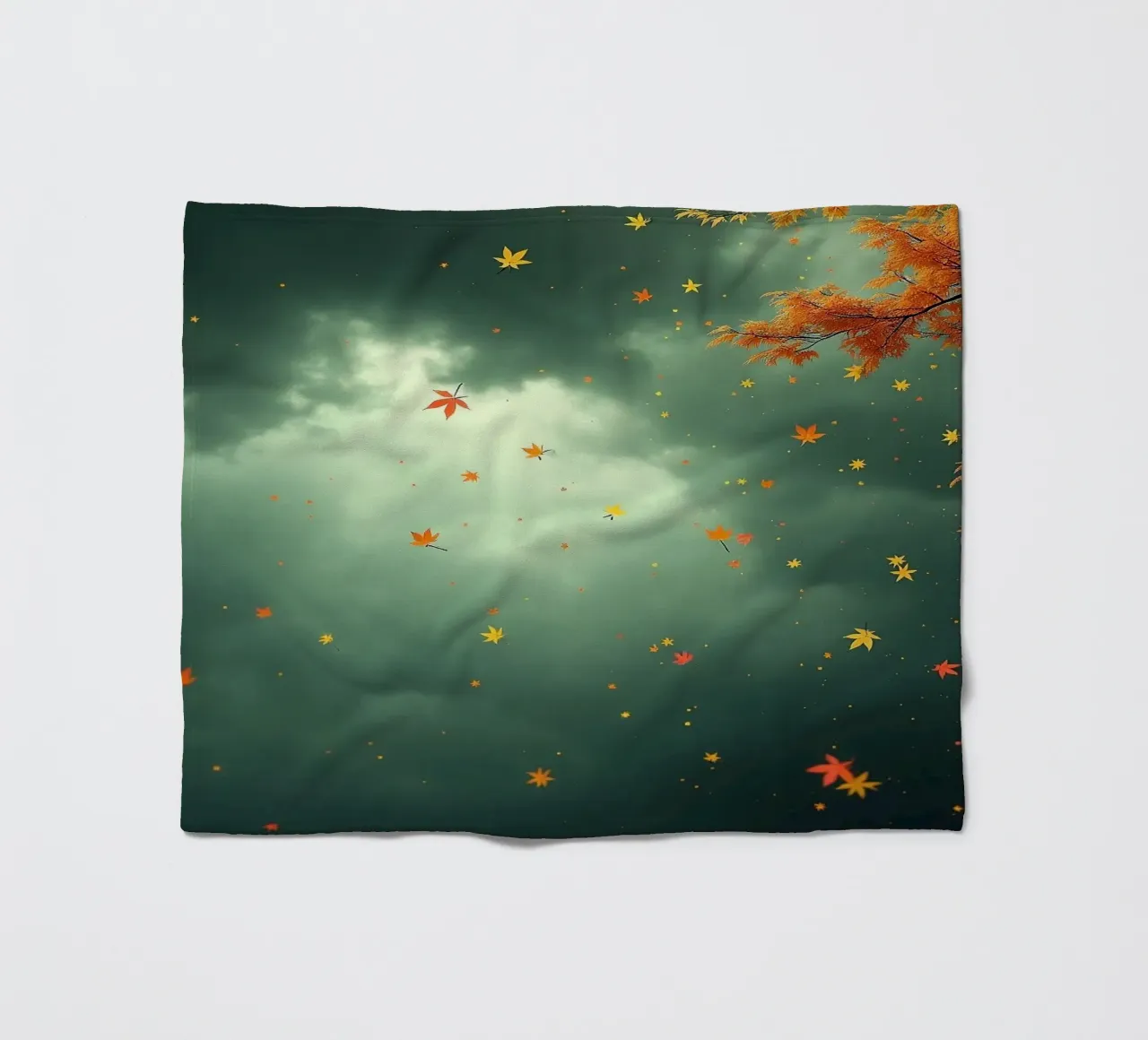 Tempesta d'autunno_2 coperta in pile da Fantasie & Mystikwelten by LK