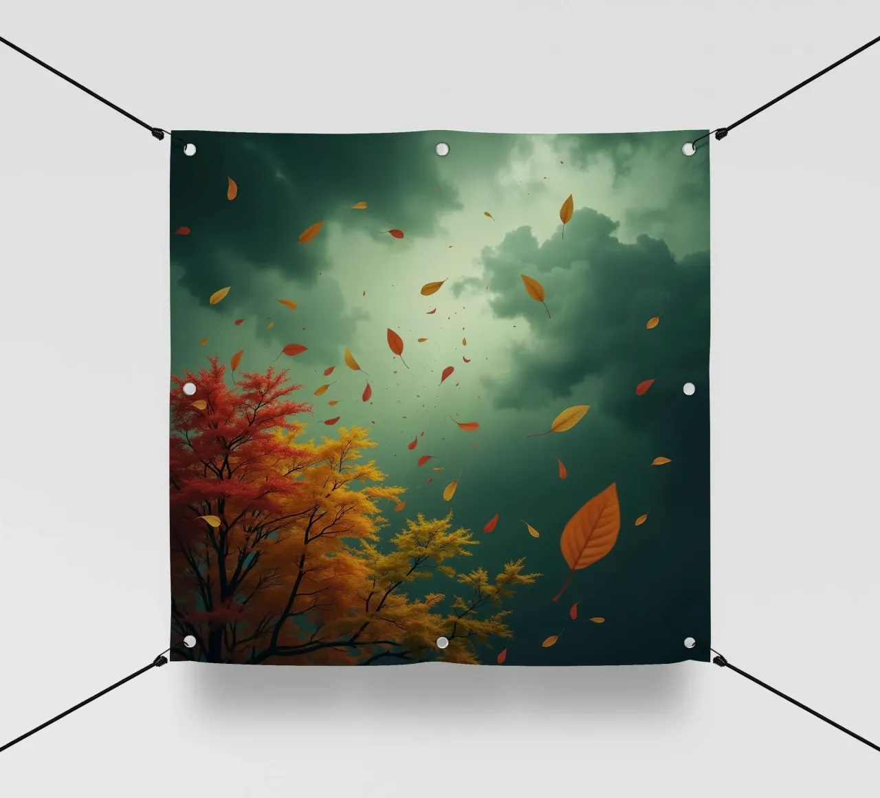 Tempesta d'autunno_3 telo in pvc da Fantasie & Mystikwelten by LK
