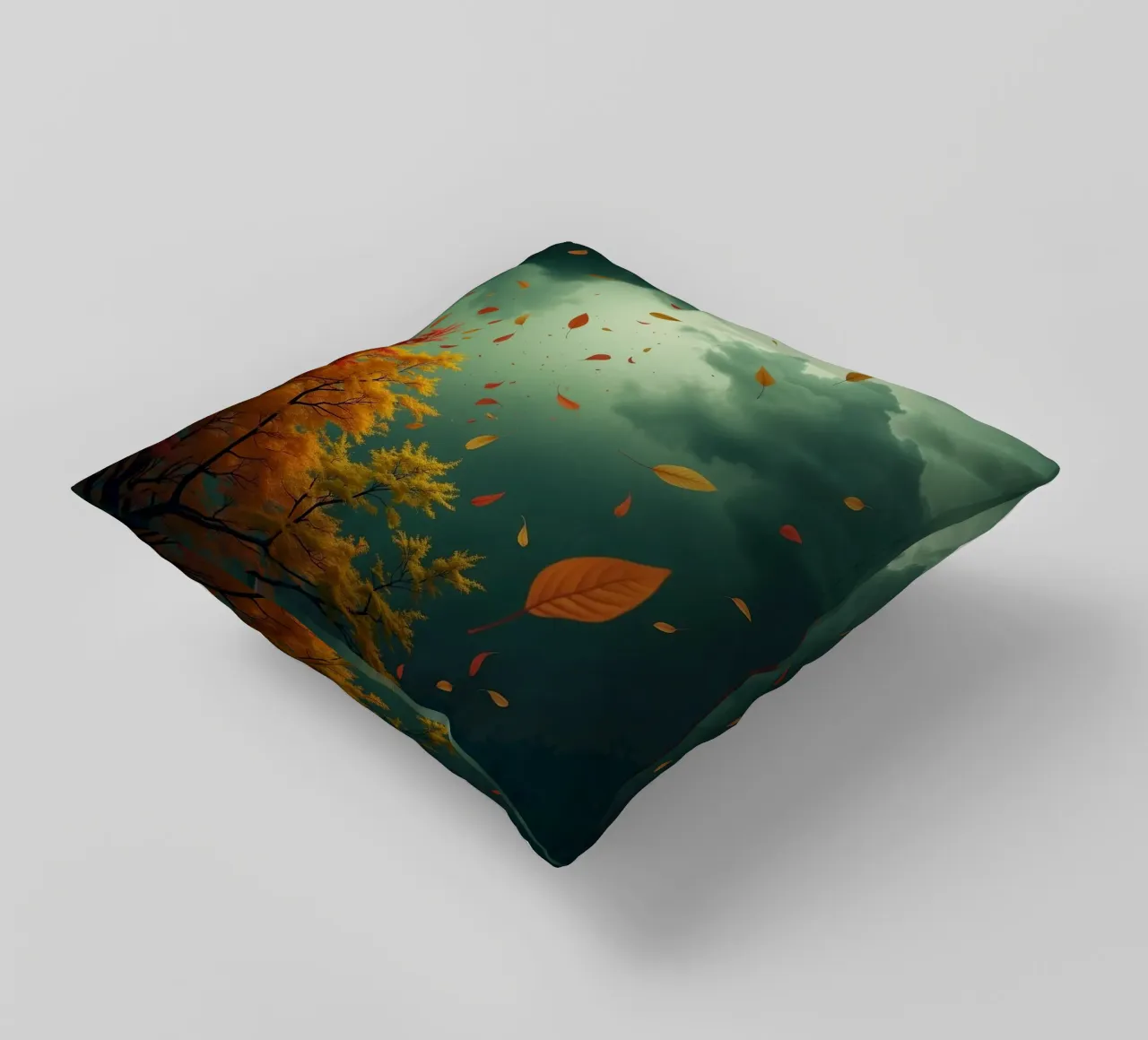 Tempesta d'autunno_3 cuscino da Fantasie & Mystikwelten by LK