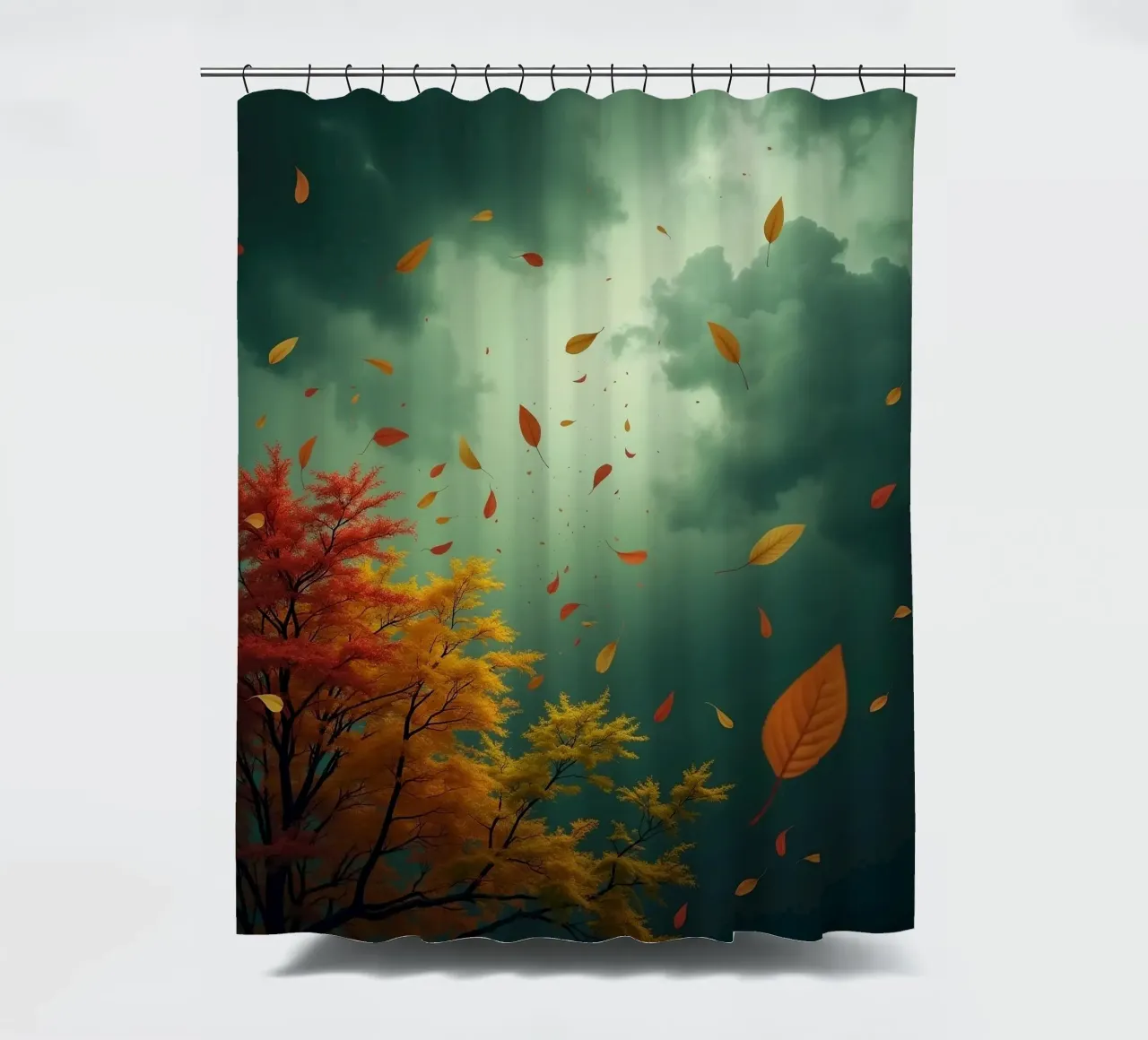 Tempesta d'autunno_3 tenda da doccia da Fantasie & Mystikwelten by LK