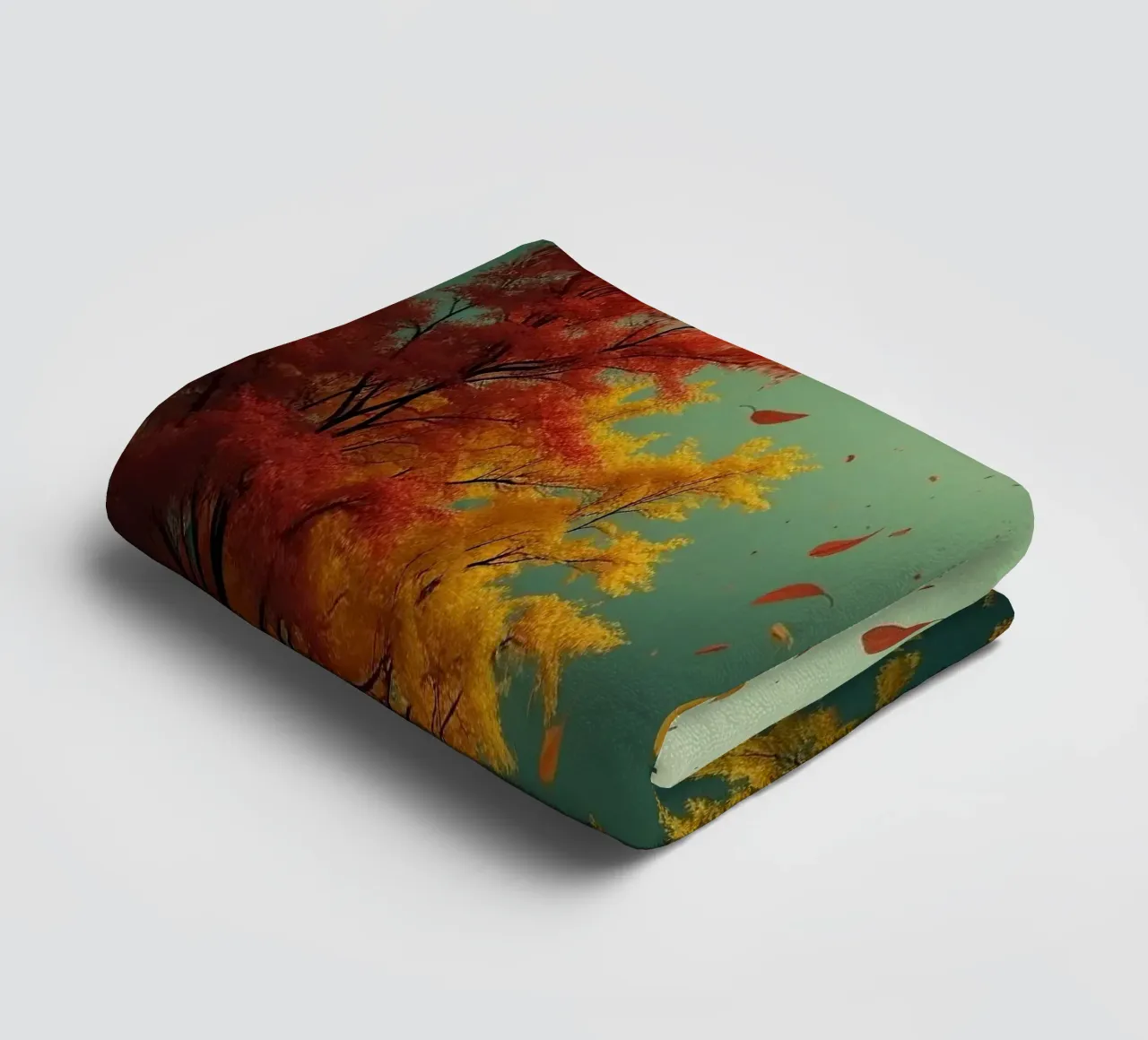 Tempesta d'autunno_3 asciugamano da bagno da Fantasie & Mystikwelten by LK