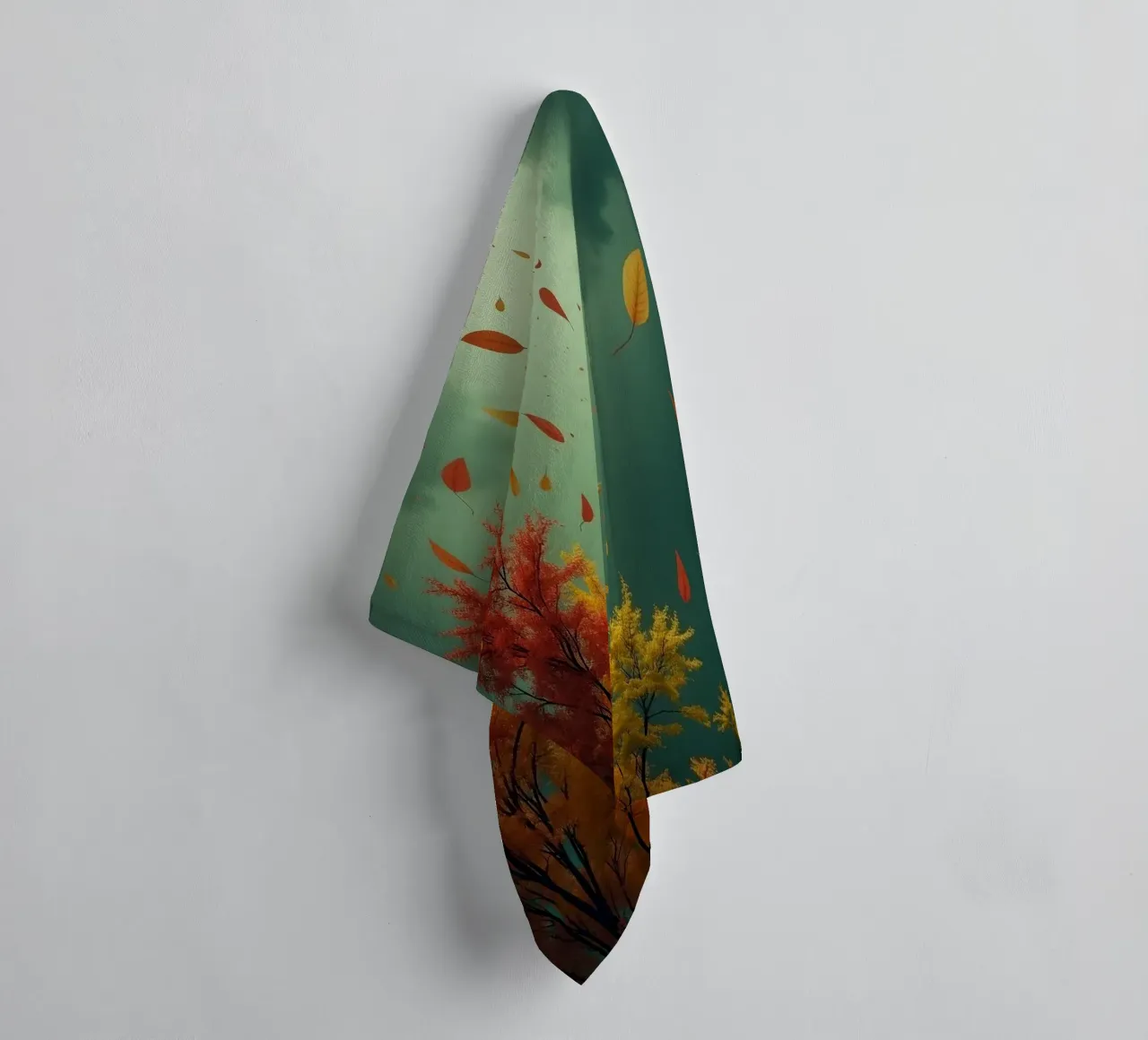 Tempesta d'autunno_3 asciugamano da bagno da Fantasie & Mystikwelten by LK