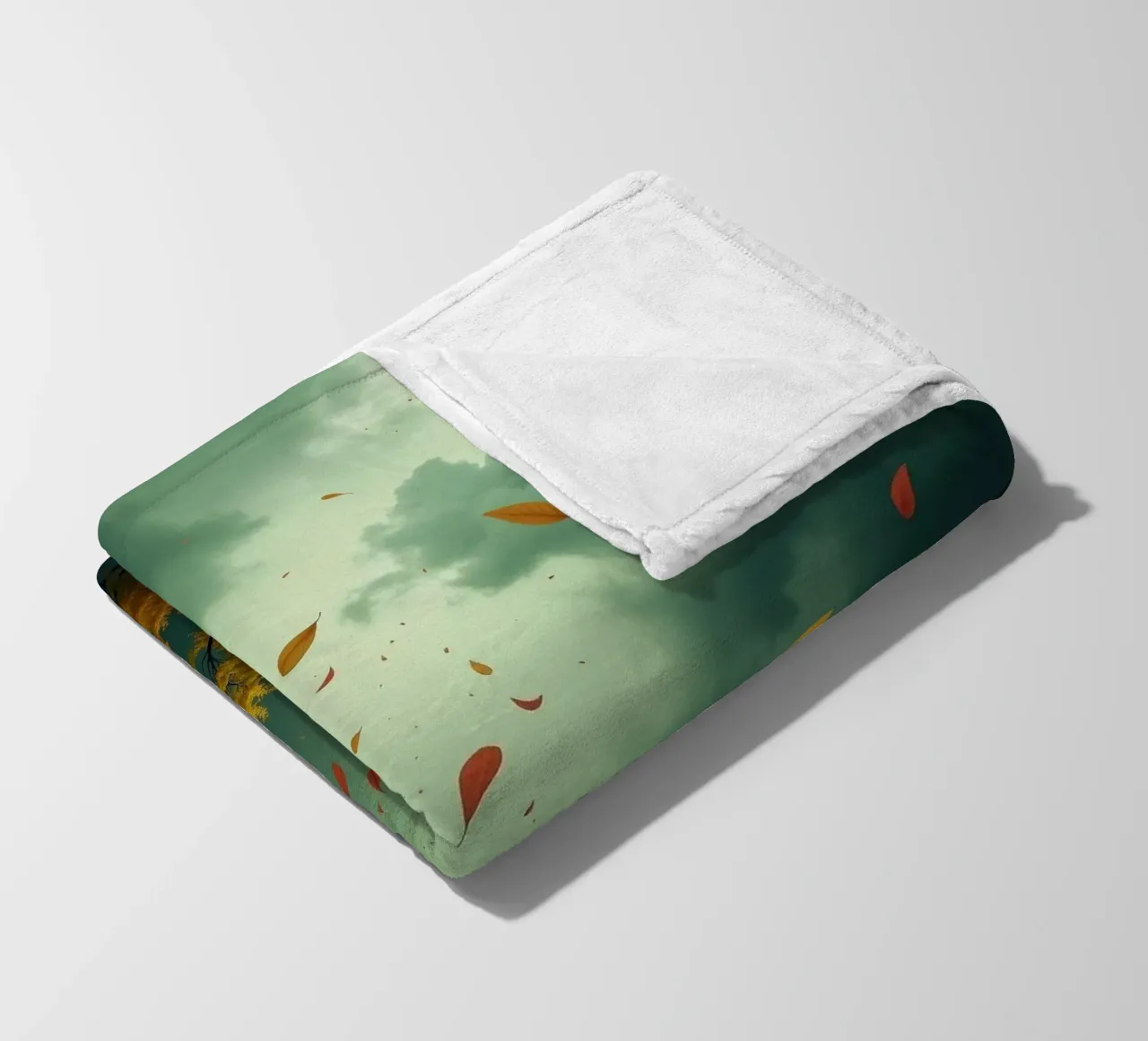 Tempesta d'autunno_3 coperta in pile da Fantasie & Mystikwelten by LK