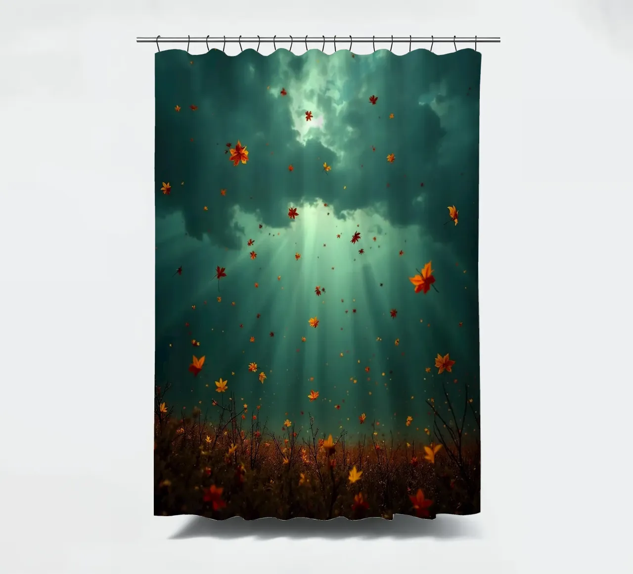 Tempesta d'autunno_4 tenda da doccia da Fantasie & Mystikwelten by LK