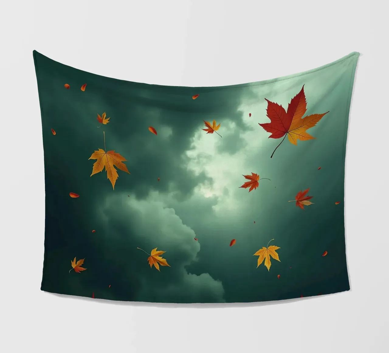 Tempesta d'autunno_5 coperta in pile da Fantasie & Mystikwelten by LK
