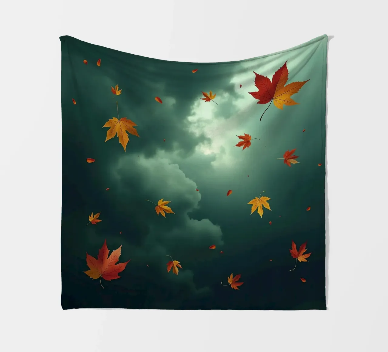 Tempesta d'autunno_5 coperta in pile da Fantasie & Mystikwelten by LK