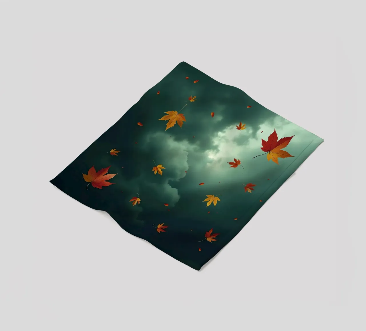 Tempesta d'autunno_5 coperta in pile da Fantasie & Mystikwelten by LK