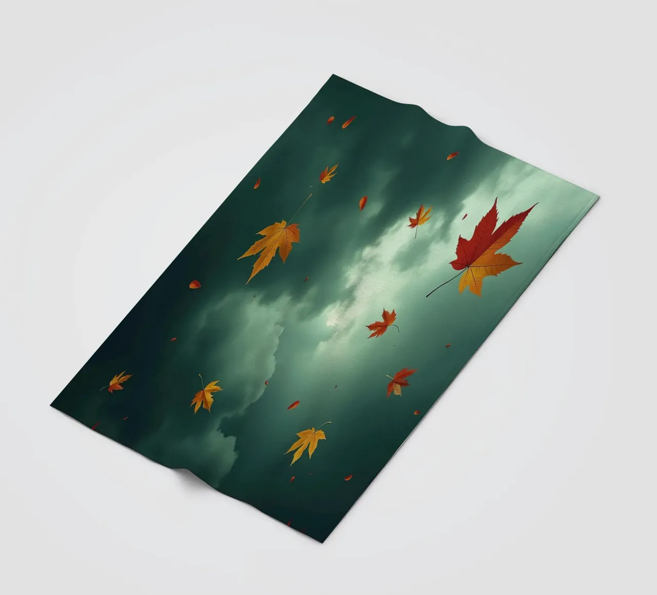 Tempesta d'autunno_5 coperta in pile da Fantasie & Mystikwelten by LK