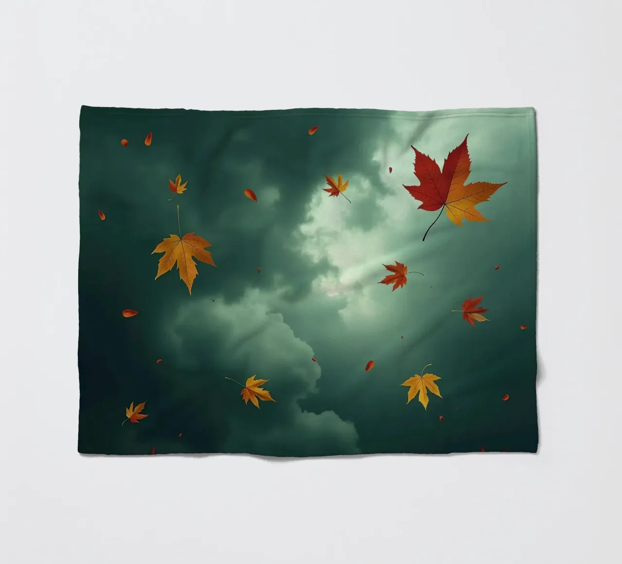 Tempesta d'autunno_5 coperta in pile da Fantasie & Mystikwelten by LK