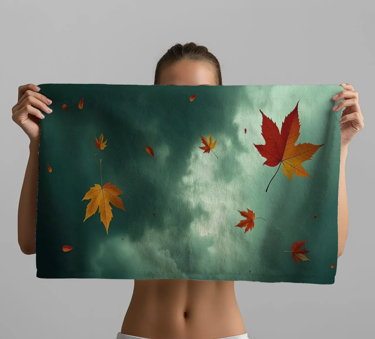 Tempesta d'autunno_5 asciugamano da bagno da Fantasie & Mystikwelten by LK