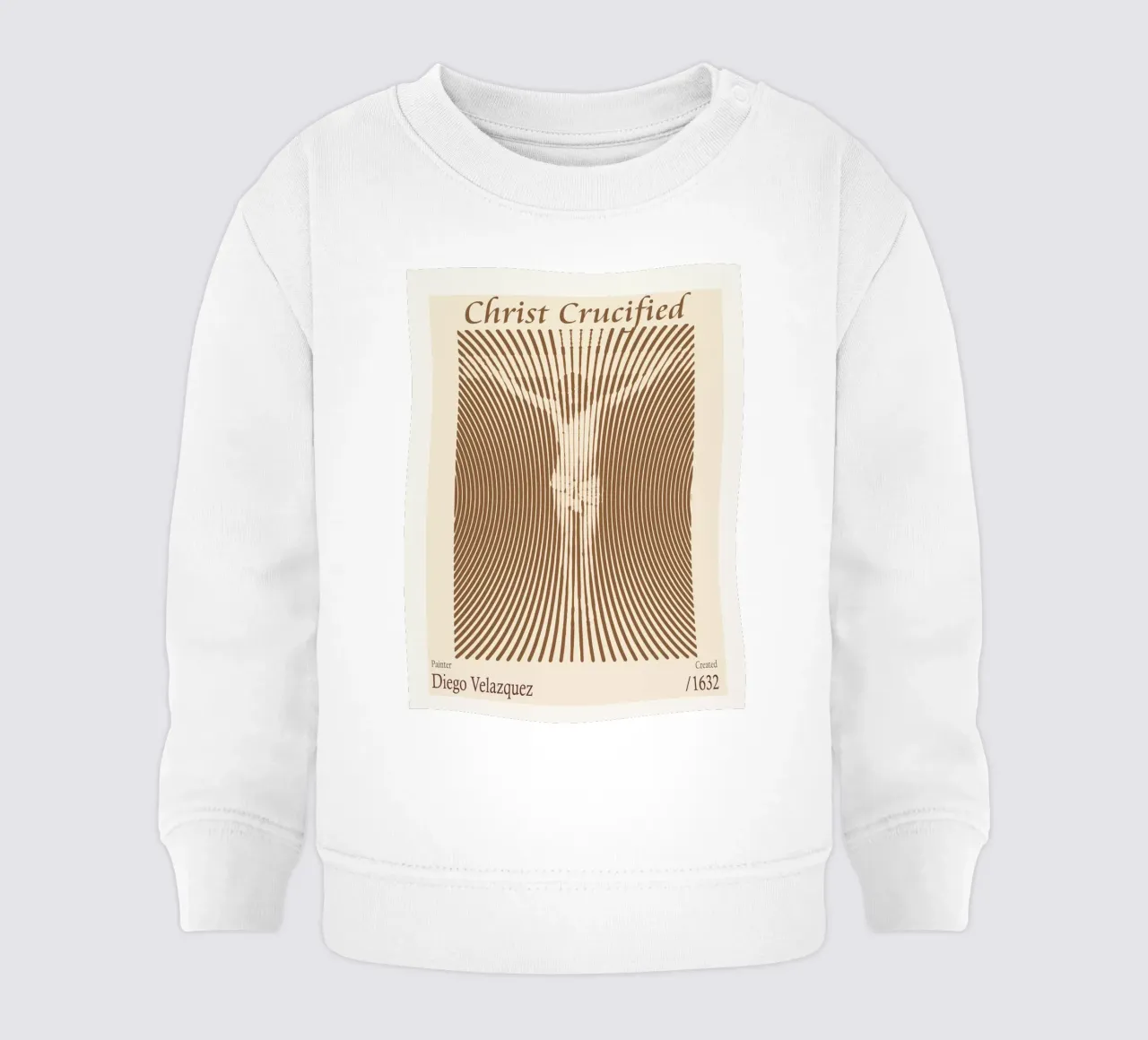Cristo crocifisso - Diego Velazquez felpa neonato da Doa Project