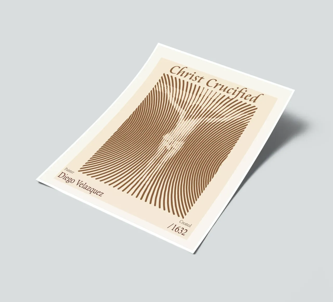 Christ Crucified – Diego Velazquez sticker sheet by Doa Project