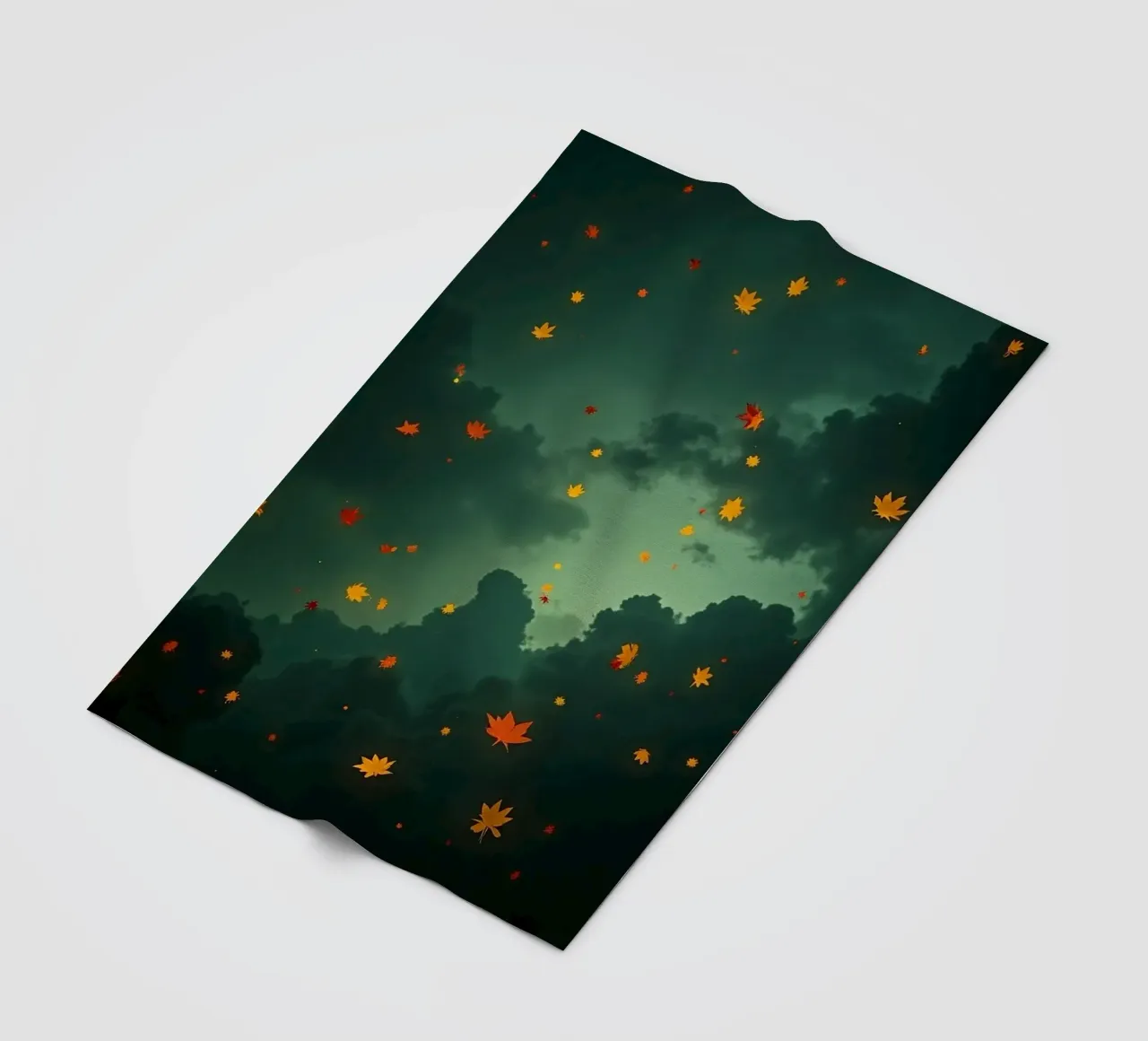 Tempesta d'autunno_6 coperta in pile da Fantasie & Mystikwelten by LK