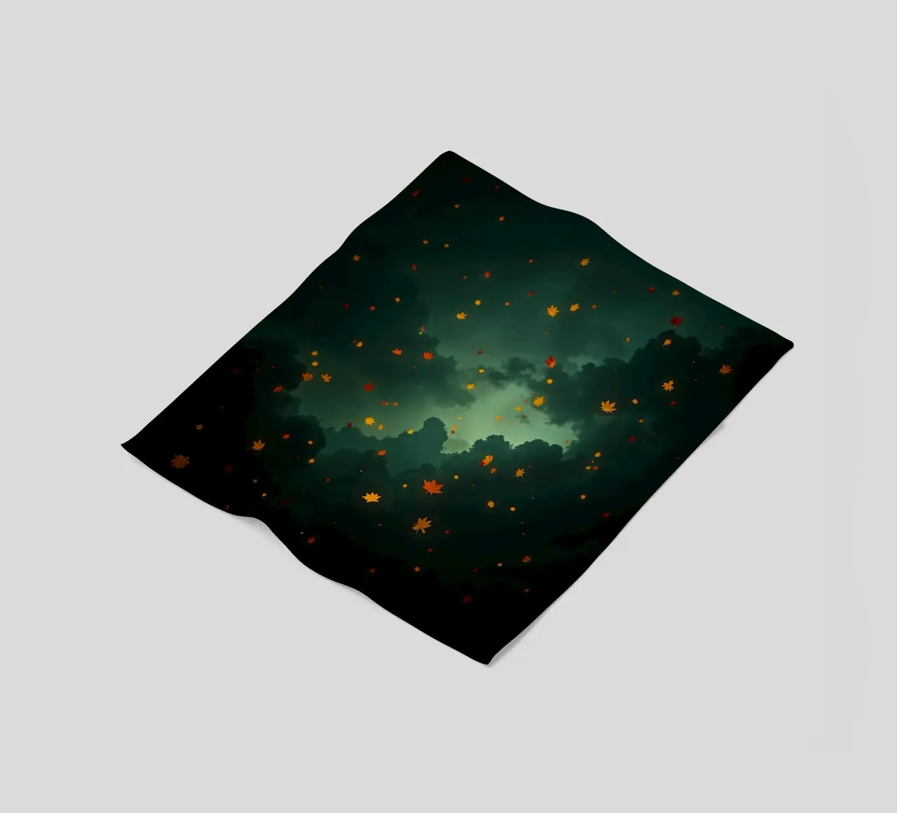 Tempesta d'autunno_6 coperta in pile da Fantasie & Mystikwelten by LK